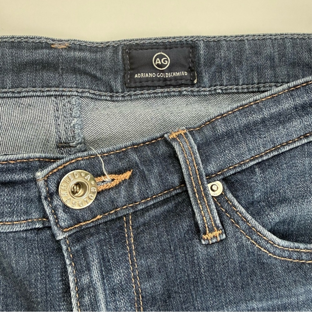 AG Adriano Goldschmied Legging Super Skinny Jeans Womens 26R Dark Wash - Picture 3 of 5